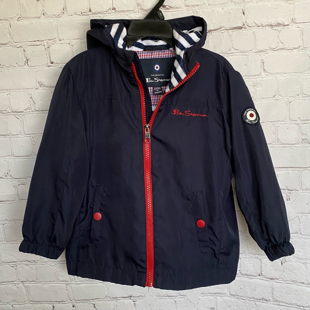 Ben Sherman Toddler Boy Fleece Lined Blue Jacket